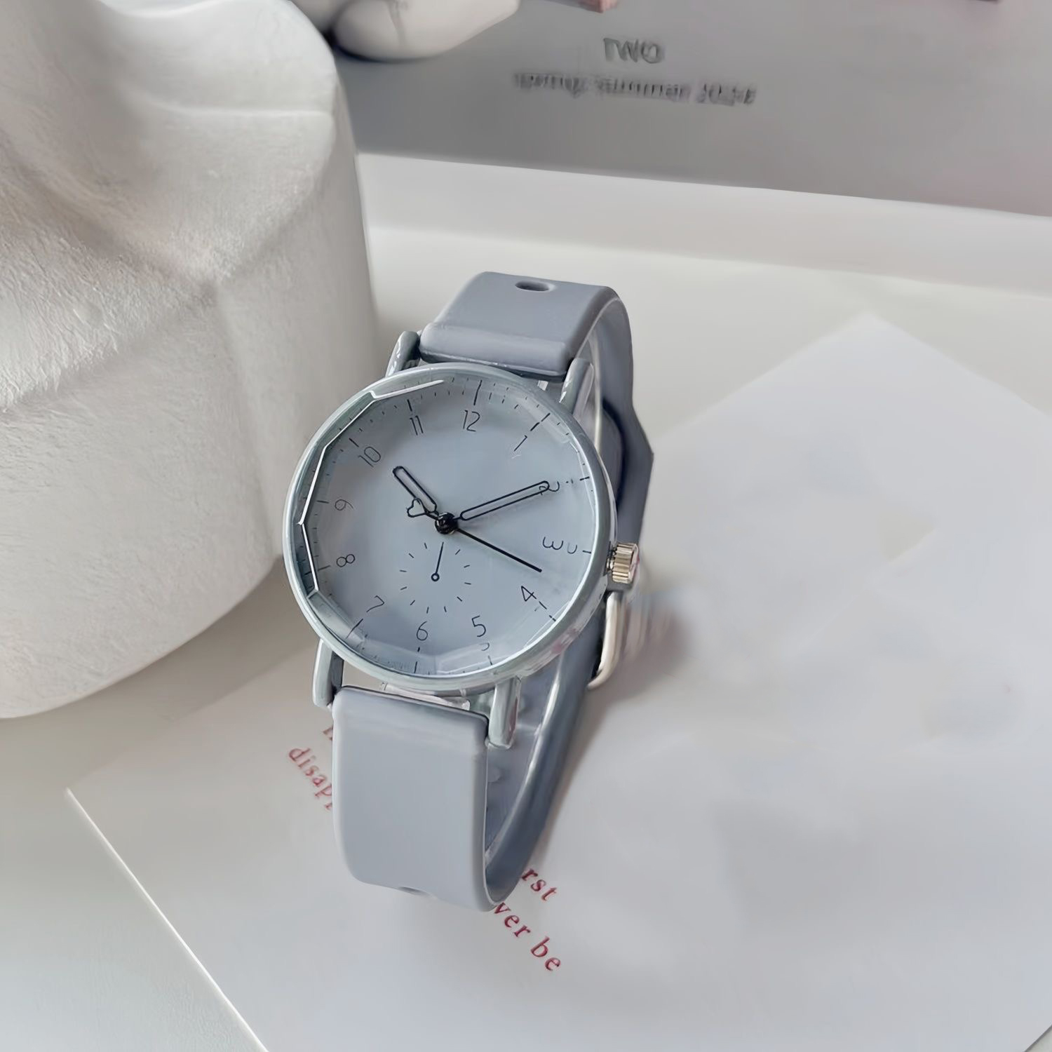 Fashion Arabic Dial Women Quar - đánh giá và giá Silicone Band Women