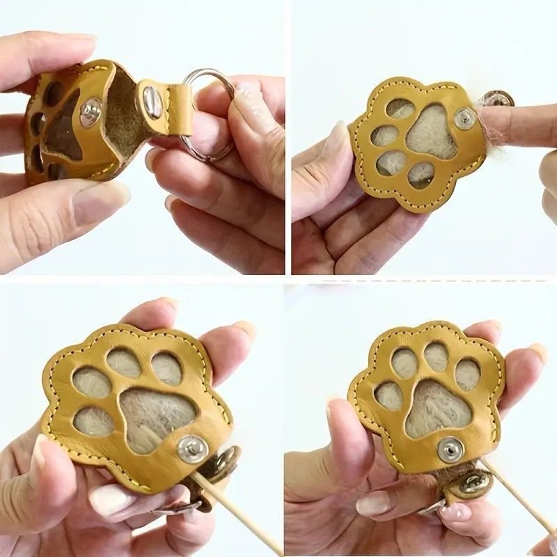 Dog Hair Collector Keychain Le - đánh giá và giá Leather Strap Quick Release