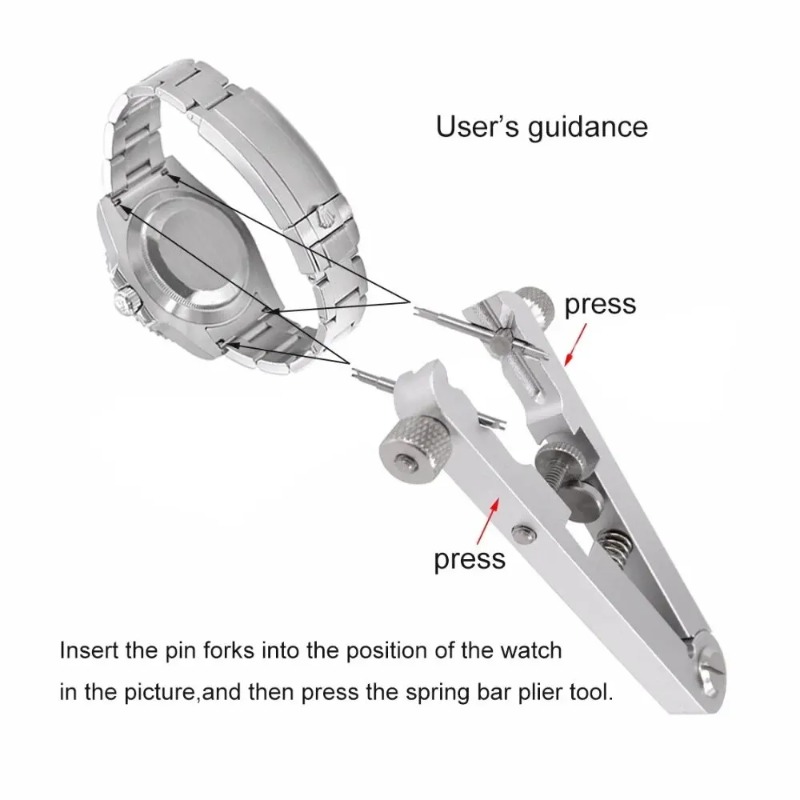 Aluminum Alloy Watch Band Remo - đánh giá và giá Spring Bar Tool Set