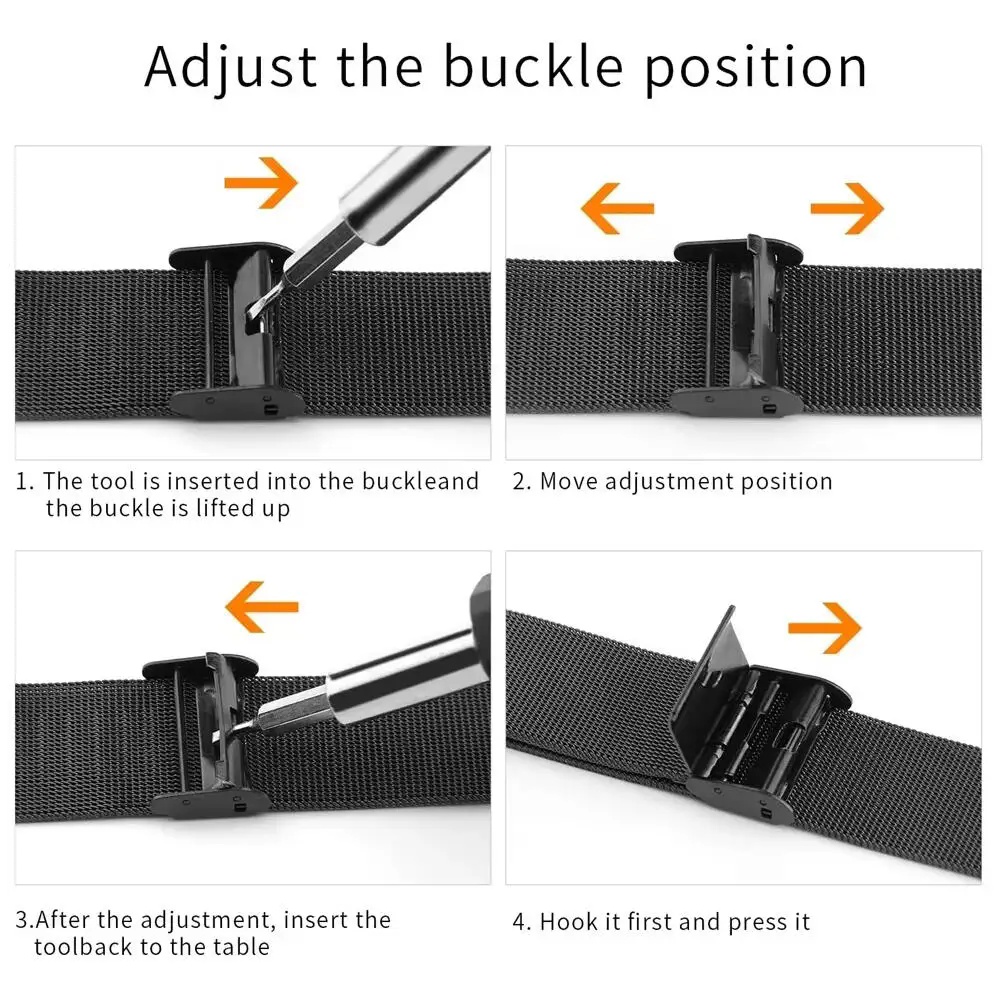 Metal Bands for Honor Watch 5  - đánh giá và giá Mesh Strap Metal