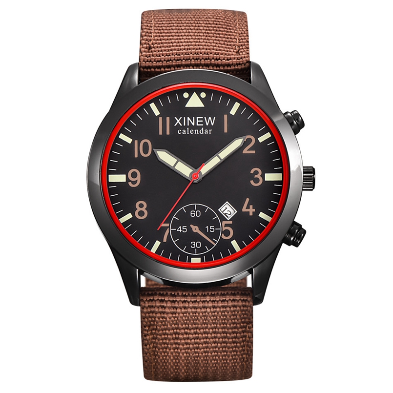 2020 XINEW Đồng Hồ Dây Da Nam  - đánh giá và giá Canvas Strap Watch