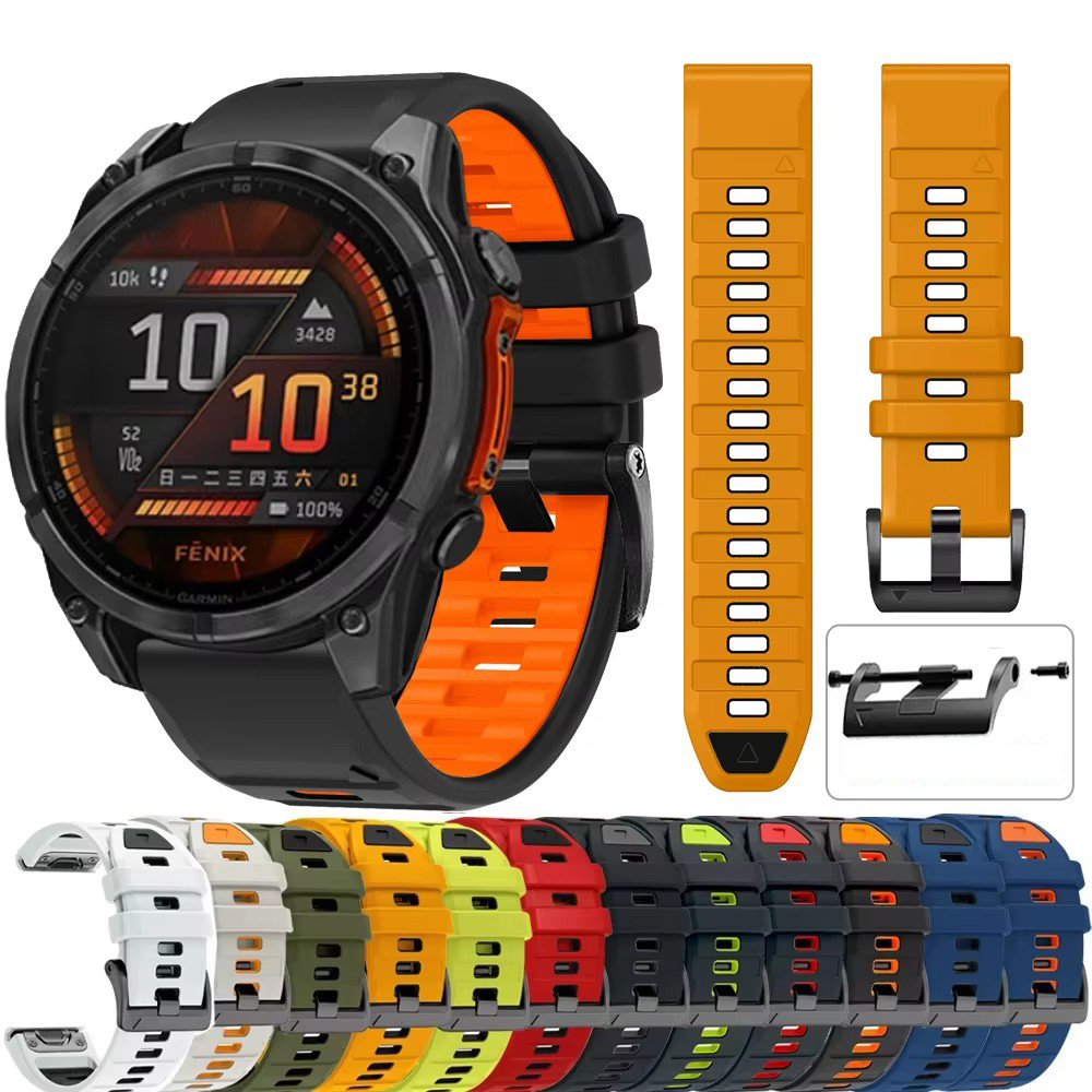 QuickFit 26mm 22mm Silicone Wa - đánh giá và giá Silicone Watch Band 22Mm