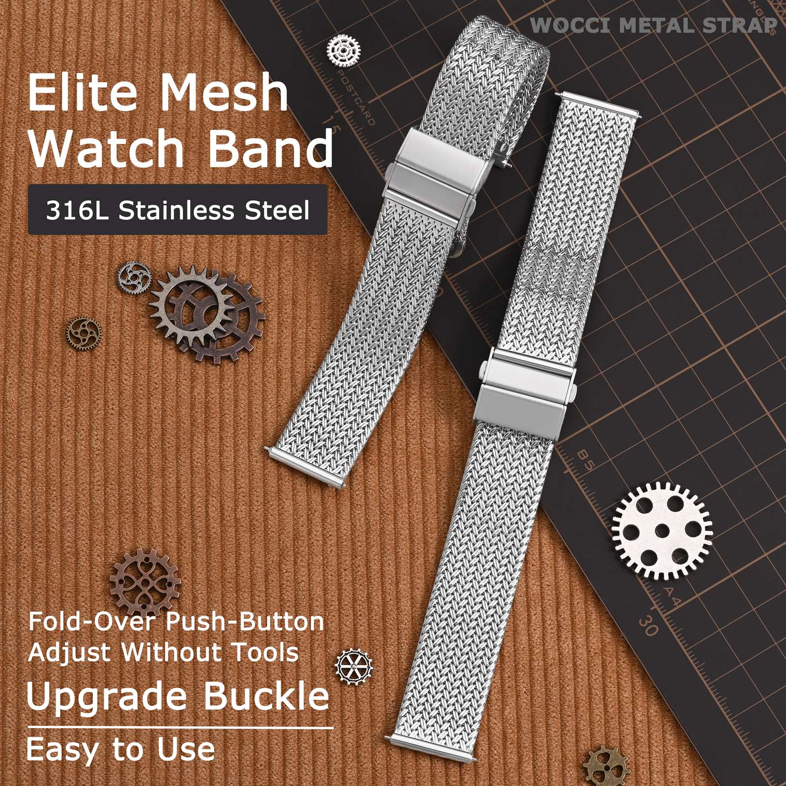 WOCCI Elite Metal Watch Band,  - đánh giá và giá Nato Strap Nylon