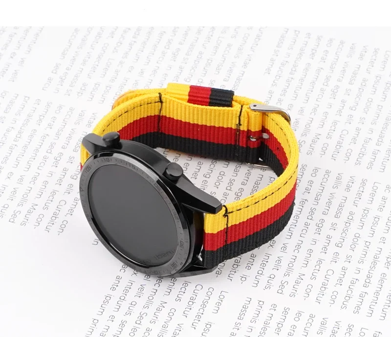 20mm 22mm Woven Nylon Strap fo - đánh giá và giá Canvas Strap Watch