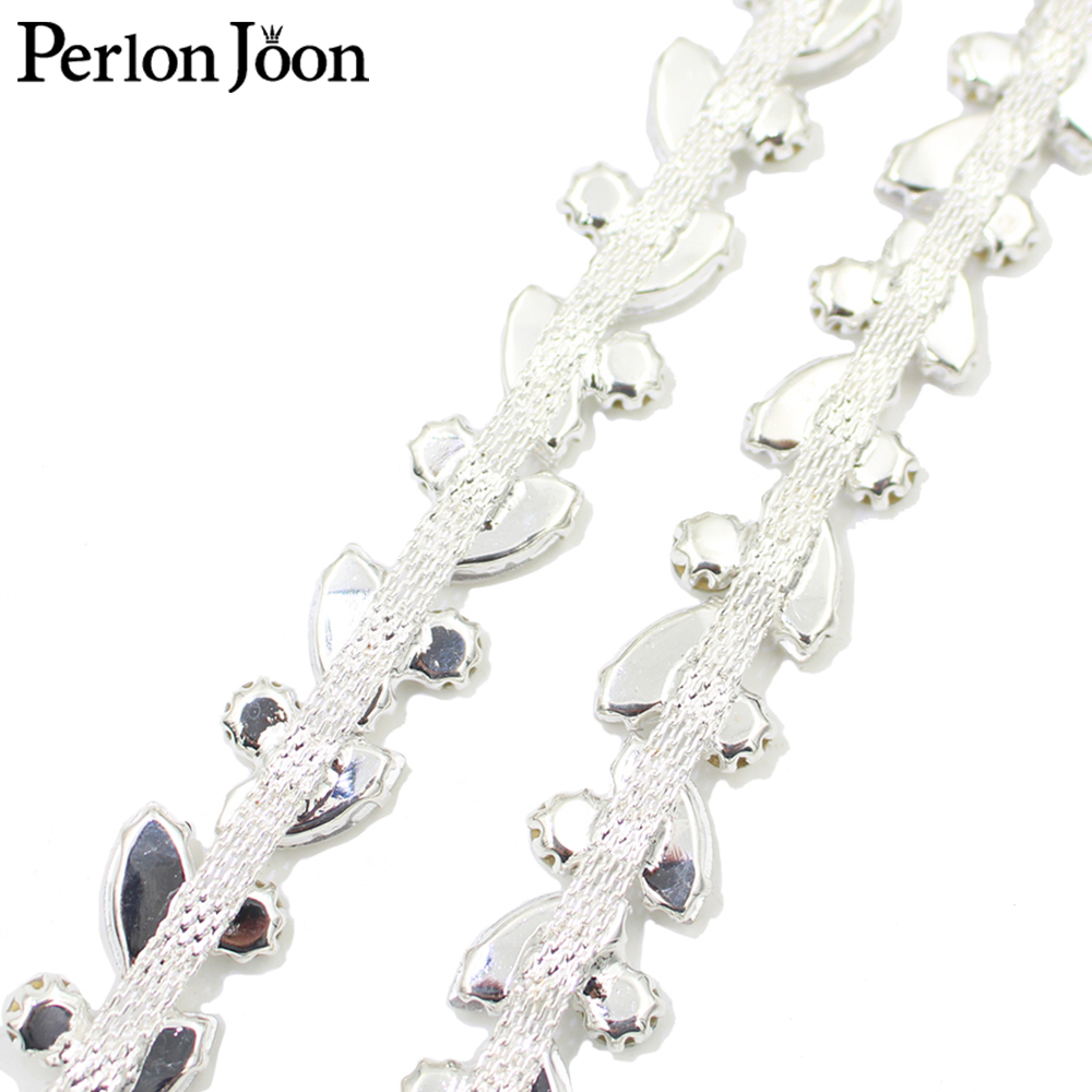 Leaf Round Crystal Rhinestone  - đánh giá và giá Perlon Strap Woven