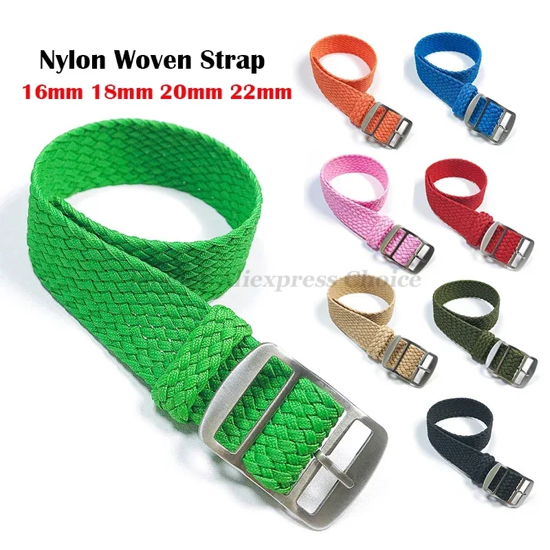 Fabric Woven Nylon Watch Band  - đánh giá và giá Perlon Strap Woven
