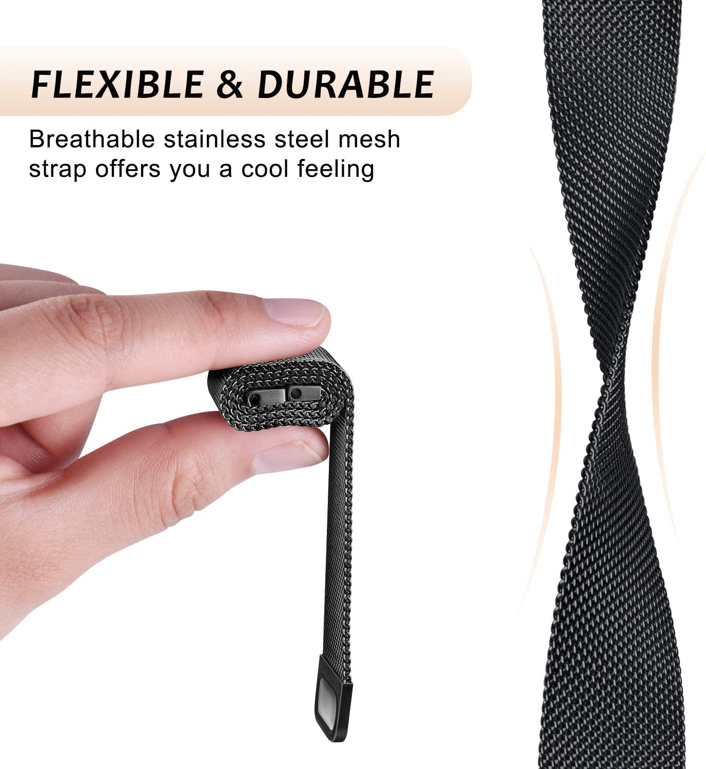 Milanese Loop strap for Fitbit - đánh giá và giá Milanese Loop Magnetic