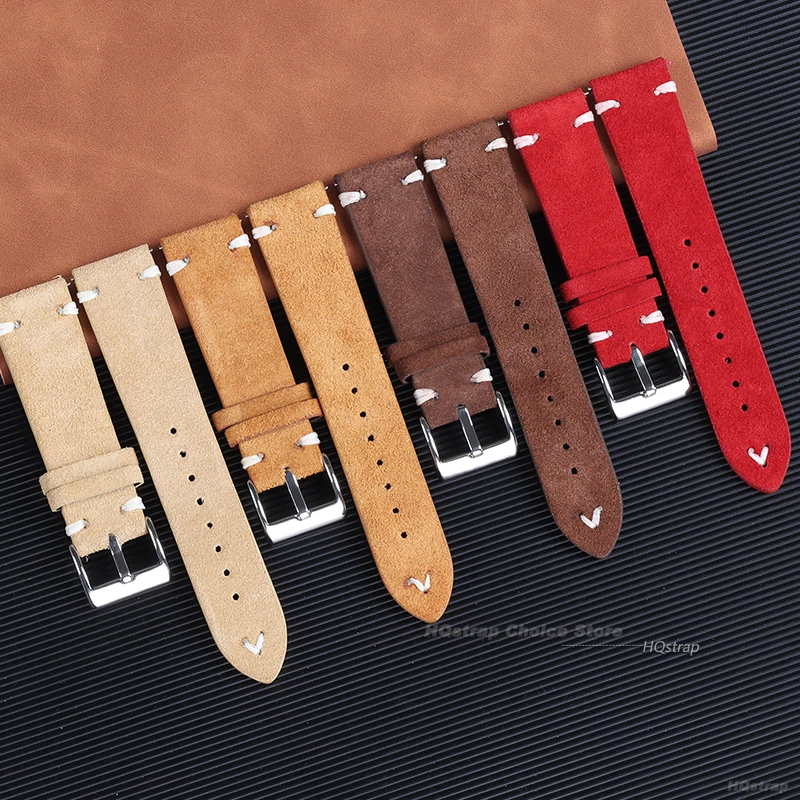 18mm 20mm 22mm High Quality Su - đánh giá và giá Suede Strap Watch
