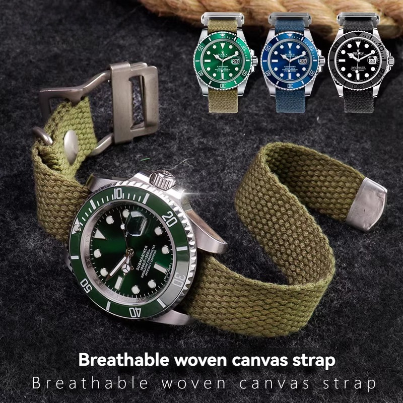 for Rolex Submariner Green/Bla - đánh giá và giá Tropic Strap Vintage